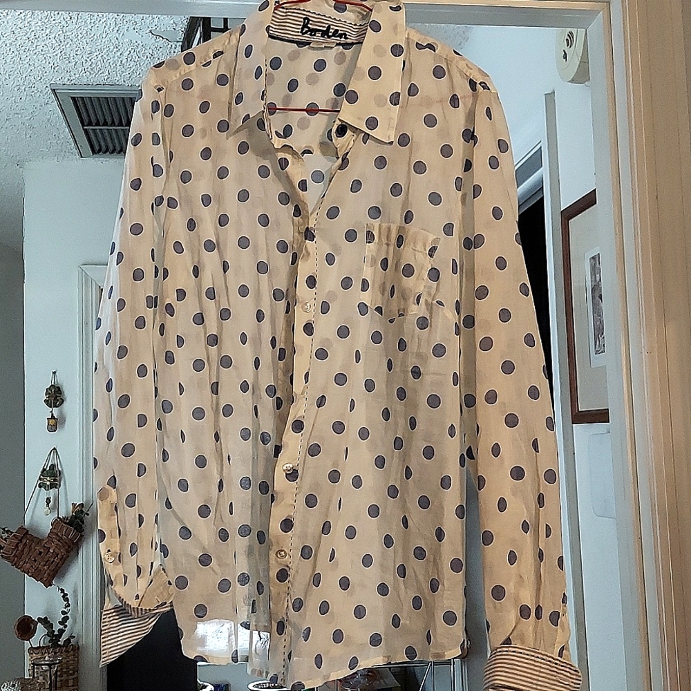 Boden woman's long sleeve blouse